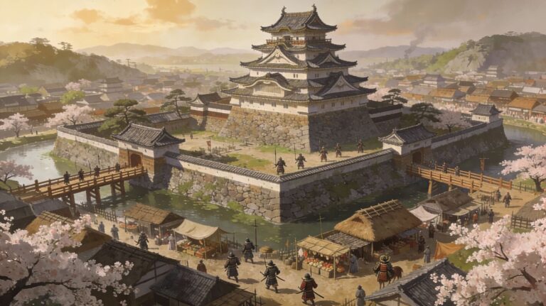 Le château d’Osaka : bastion du pouvoir à la fin du Japon féodal